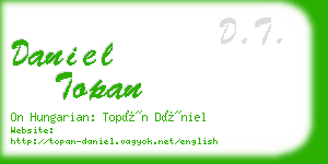 daniel topan business card
